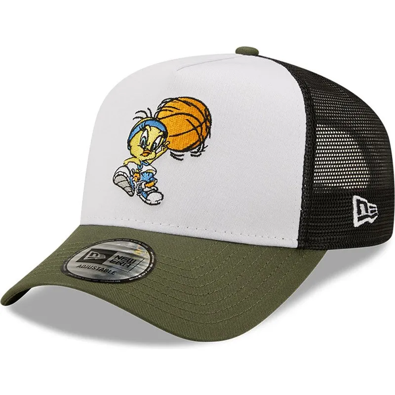 lippikset-kaareva-rekka-valkoinen-snapback-a-frame-character-sports-piolin-looney-tunes-new-era
