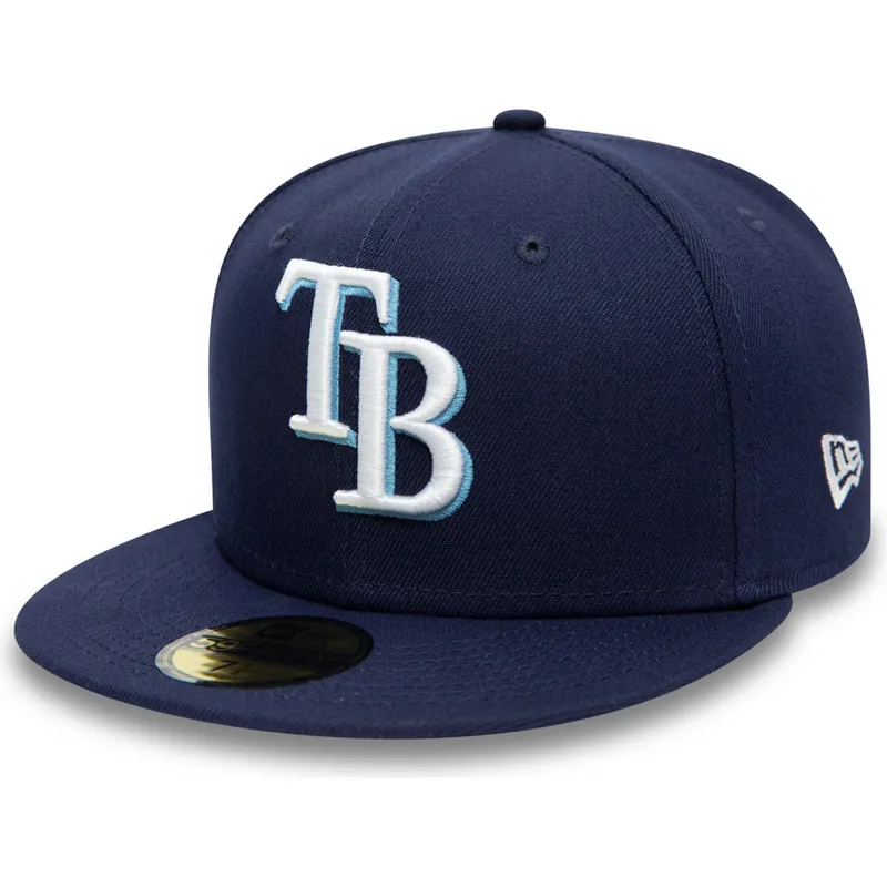 lippikset-littea-laivastonsininen-istuva-59fifty-ac-perf-tampa-bay-rays-mlb-new-era