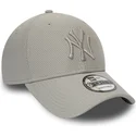 new-era-curved-brim-grey-logo-9forty-diamond-era-new-york-yankees-mlb-grey-adjustable-cap