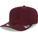 lippikset-kaareva-punainen-snapback-9fifty-stretch-snap-new-york-yankees-mlb-new-era