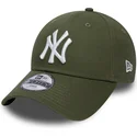 cap-kaareva-green-adjustable-strap-lapsille-9forty-league-essential-new-york-yankees-mlb-new-era