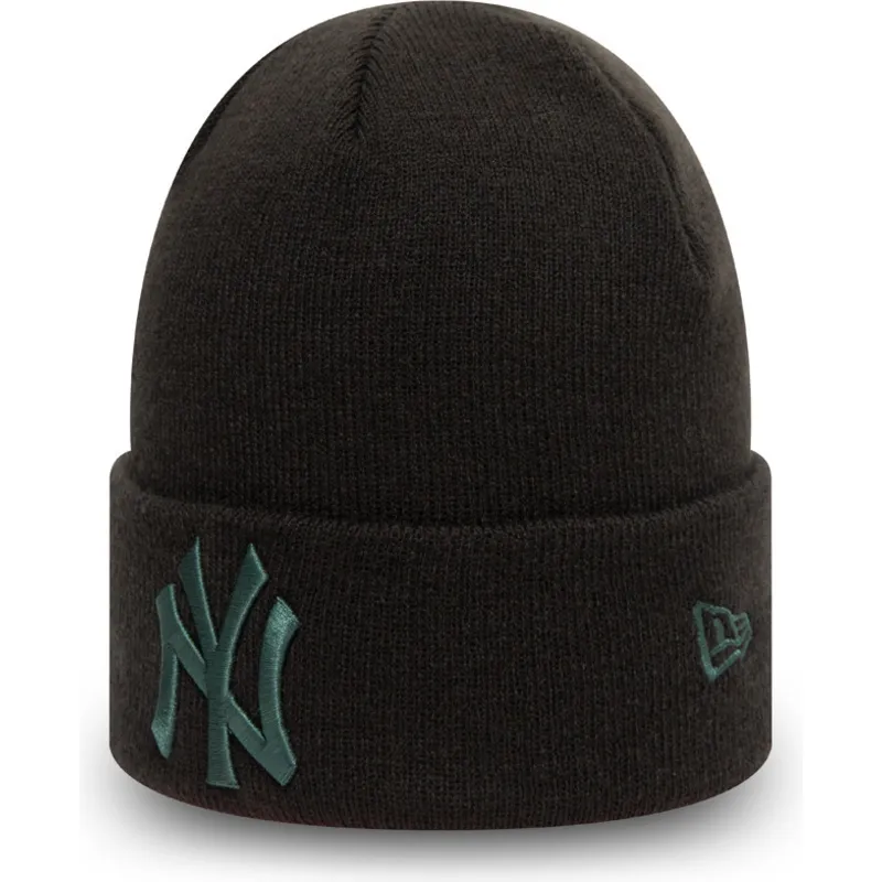 cap-black-knit-cuff-league-essential-new-york-yankees-mlb-new-era cap-black-knit-cuff-league-essential-new-york-yankees-mlb-new-era