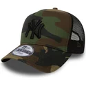 lippikset-kaareva-rekka-maastokuvio-snapback-lapsille-a-frame-clean-new-york-yankees-mlb-new-era