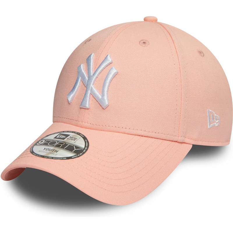 new era yankees hat pink brim