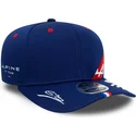 new-era-curved-brim-9fifty-stretch-snap-esteban-ocon-alpine-formula-1-renault-blue-snapback-cap