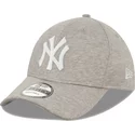 new-era-curved-brim-9forty-jersey-new-york-yankees-mlb-grey-adjustable-cap