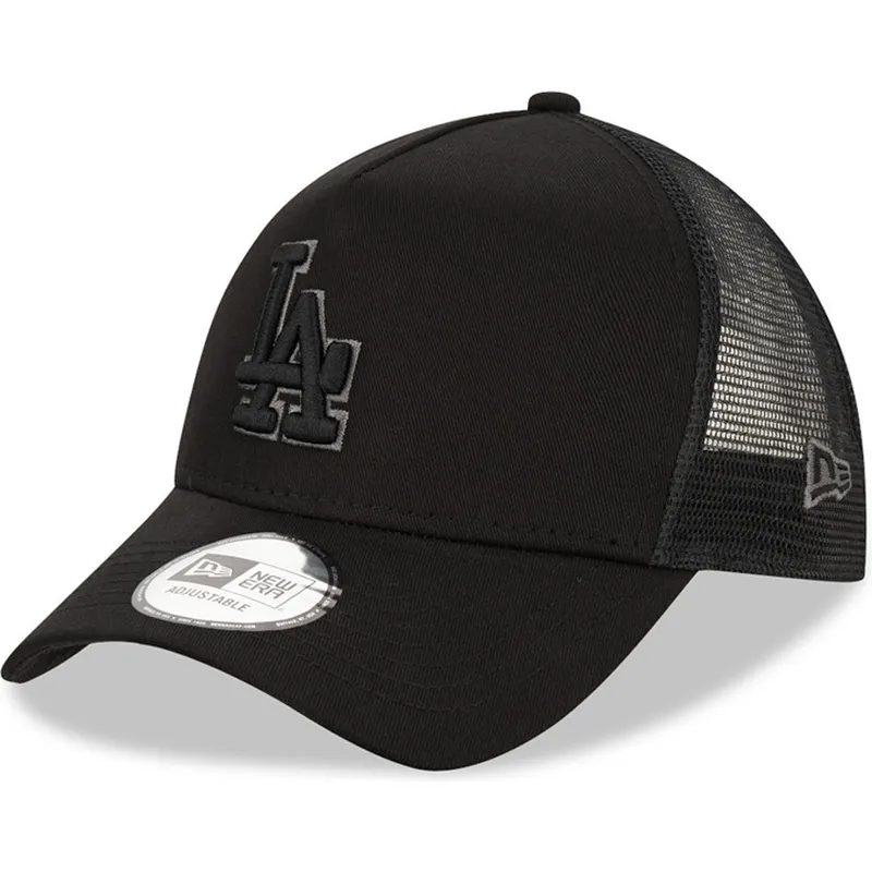 lippikset-kaareva-rekka-musta-snapback-9forty-a-frame-los-angeles-dodgers-mlb-new-era