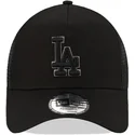lippikset-kaareva-rekka-musta-snapback-9forty-a-frame-los-angeles-dodgers-mlb-new-era