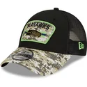 lippikset-kaareva-musta-snapback-9forty-seattle-seahawks-nfl-new-era