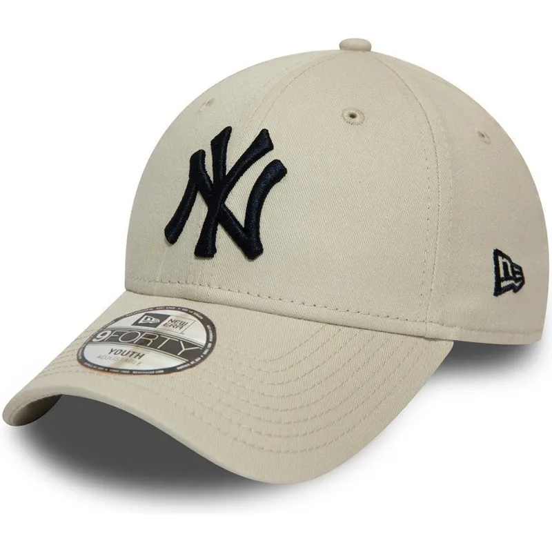 cap-kaareva-beige-adjustable-strap-lapsille-9forty-league-essential-new-york-yankees-mlb-new-era cap-kaareva-beige-adjustable-strap-lapsille-9forty-league-essential-new-york-yankees-mlb-new-era