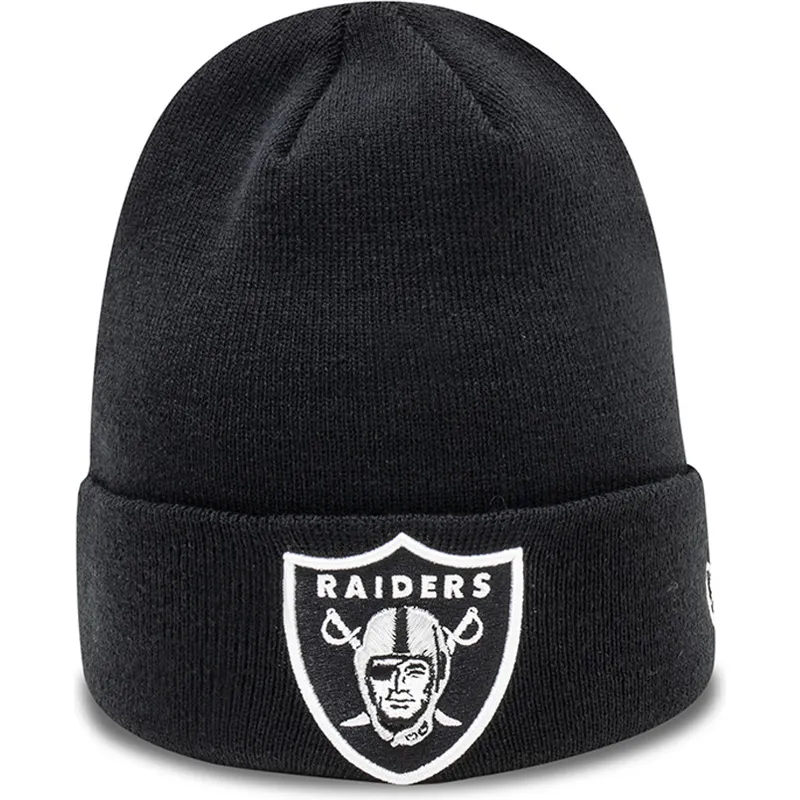 lakit-musta-essential-cuff-las-vegas-raiders-nfl-new-era