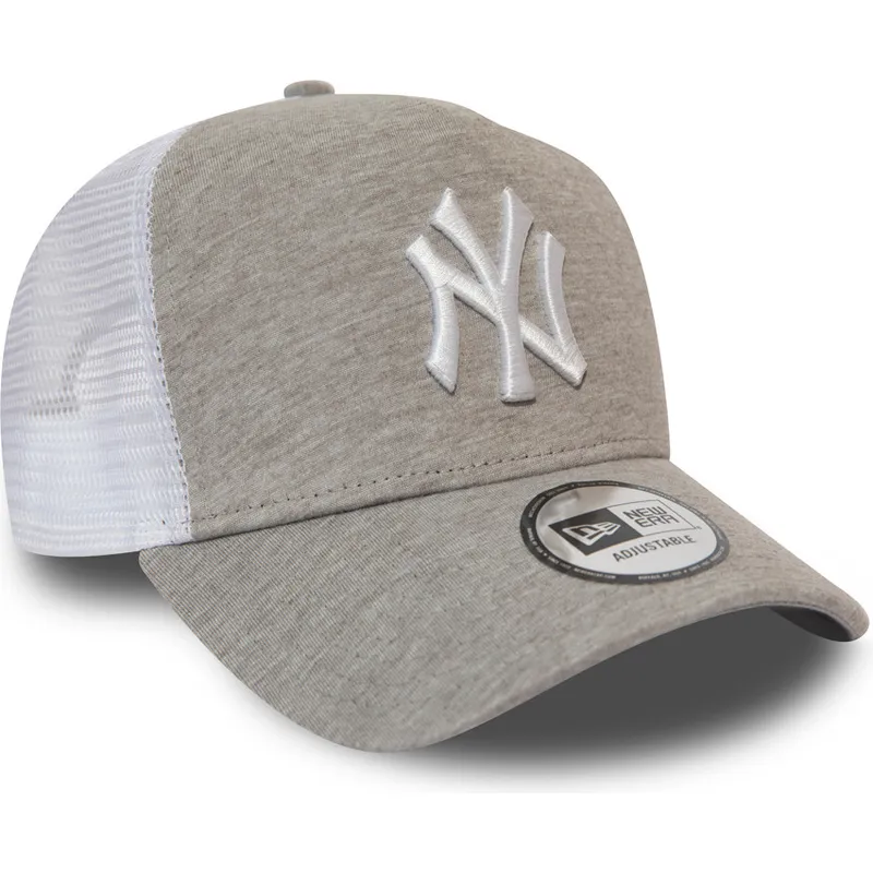 lippikset-kaareva-rekka-harmaa-snapback-a-frame-jersey-essential-new-york-yankees-mlb-new-era