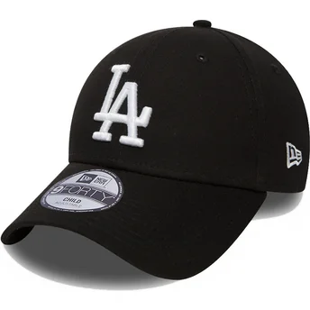 lippikset-kaareva-musta-saadettava-nauha-lapsille-9forty-league-essential-los-angeles-dodgers-mlb-new-era