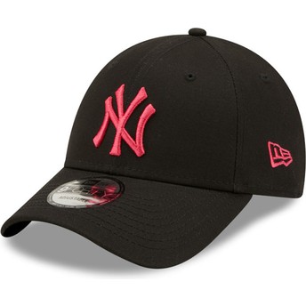 47 Brand Curved Brim Pink Logo New York 