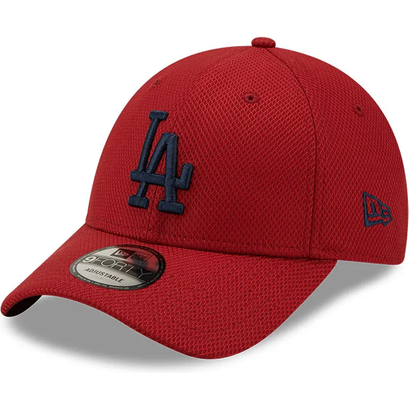 lippikset-kaareva-punainen-saadettava-nauha-9forty-diamond-era-los-angeles-dodgers-mlb-new-era