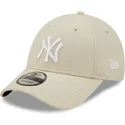 lippikset-kaareva-beige-saadettava-nauha-9forty-diamond-era-new-york-yankees-mlb-new-era