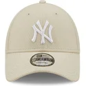 lippikset-kaareva-beige-saadettava-nauha-9forty-diamond-era-new-york-yankees-mlb-new-era