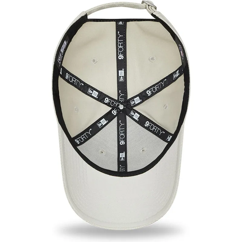 lippikset-kaareva-beige-saadettava-nauha-9forty-diamond-era-new-york-yankees-mlb-new-era