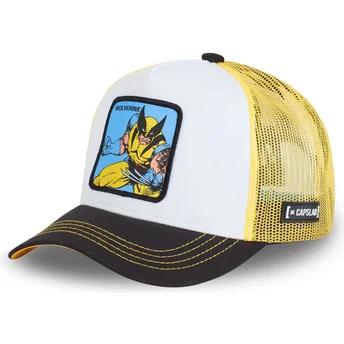 lippikset-kaareva-rekka-valkoinen-snapback-wol2-wolverine-marvel-comics-capslab