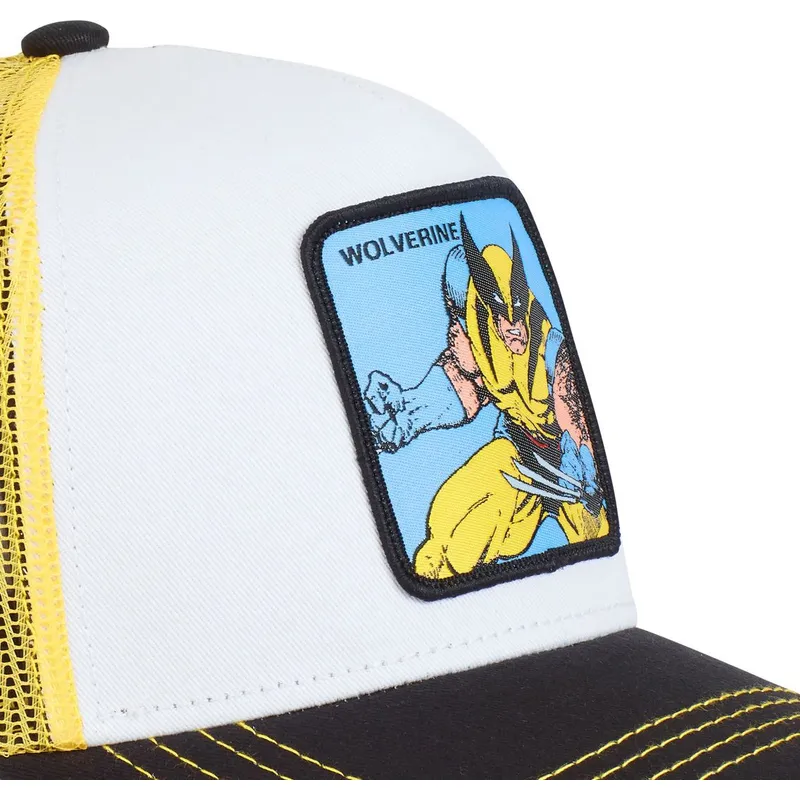 lippikset-kaareva-rekka-valkoinen-snapback-wol2-wolverine-marvel-comics-capslab