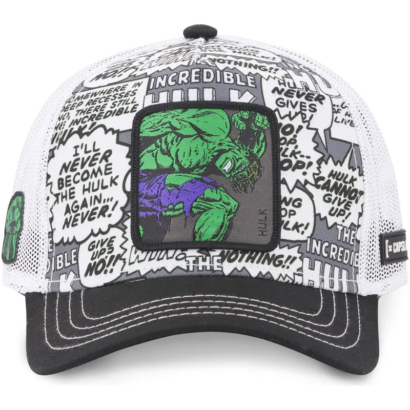 lippikset-kaareva-rekka-valkoinen-snapback-hul1-hulk-marvel-comics-capslab lippikset-kaareva-rekka-valkoinen-snapback-hul1-hulk-marvel-comics-capslab