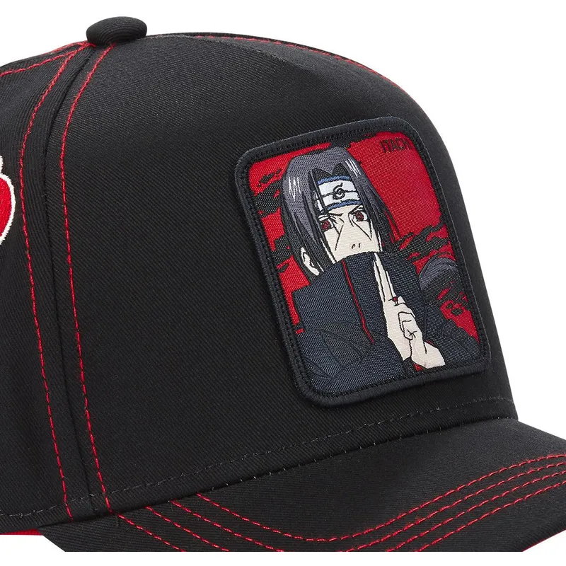 cap-kaareva-black-snapback-itachi-uchiha-naruto-capslab cap-kaareva-black-snapback-itachi-uchiha-naruto-capslab