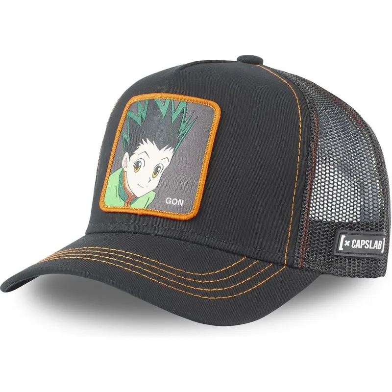 lippikset-kaareva-rekka-musta-snapback-gon3-gon-freecss-hunter-x-hunter-capslab