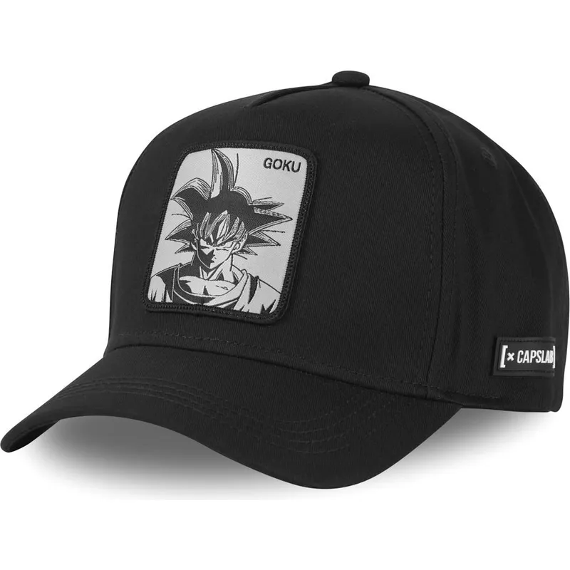 lippikset-kaareva-musta-snapback-gokf-son-goku-dragon-ball-capslab lippikset-kaareva-musta-snapback-gokf-son-goku-dragon-ball-capslab