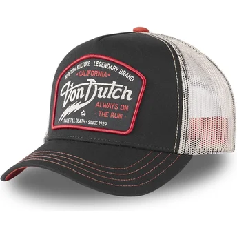 Lippikset kaareva rekka musta snapback THU Von Dutch