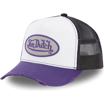 Cap kaareva white snapback Von Dutch