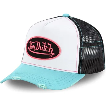 Cap kaareva white snapback Von Dutch