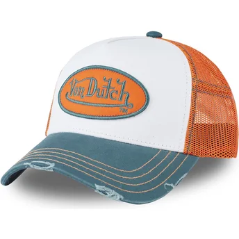 Lippikset kaareva rekka valkoinen snapback Von Dutch