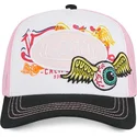 lippikset-kaareva-rekka-vaaleanpunainen-snapback-pat-pin-von-dutch