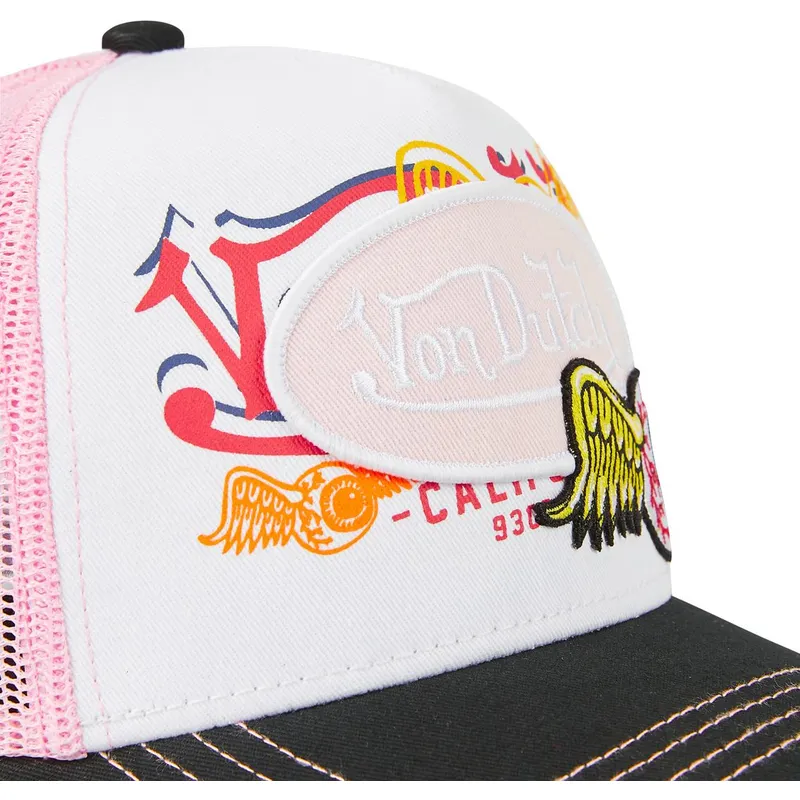 lippikset-kaareva-rekka-vaaleanpunainen-snapback-pat-pin-von-dutch lippikset-kaareva-rekka-vaaleanpunainen-snapback-pat-pin-von-dutch