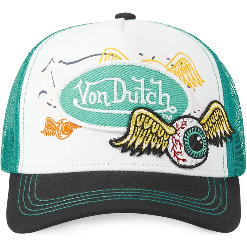 lippikset-kaareva-rekka-vihrea-snapback-pat-gre-von-dutch