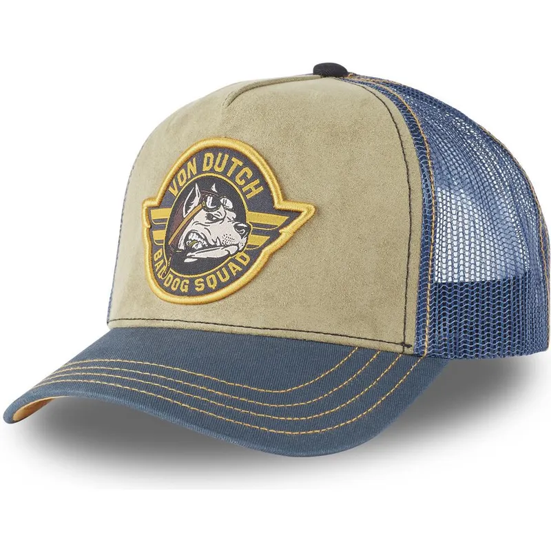 lippikset-kaareva-rekka-ruskea-snapback-bad-dog-squad-bad-von-dutch