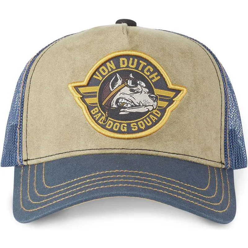 lippikset-kaareva-rekka-ruskea-snapback-bad-dog-squad-bad-von-dutch