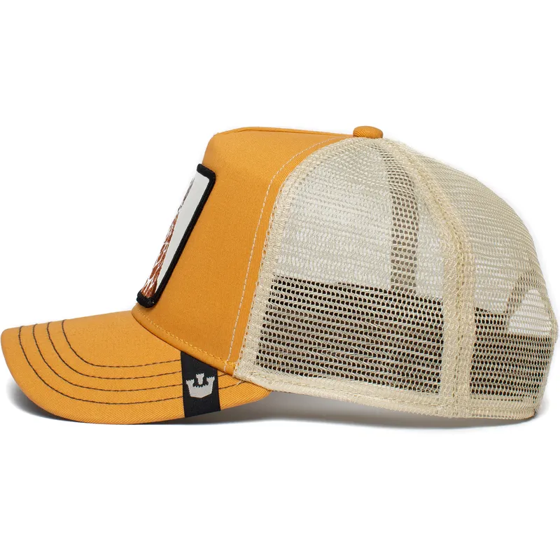 lippikset-kaareva-rekka-keltainen-snapback-so-high-the-farm-goorin-bros