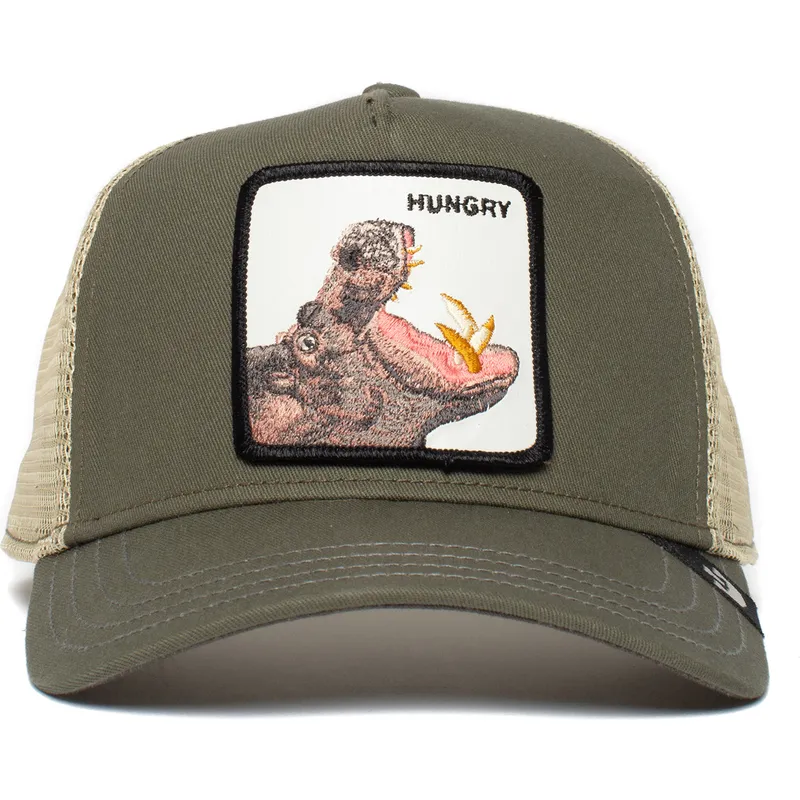 lippikset-kaareva-rekka-vihrea-snapback-hungry-hippo-hooray-the-farm-goorin-bros