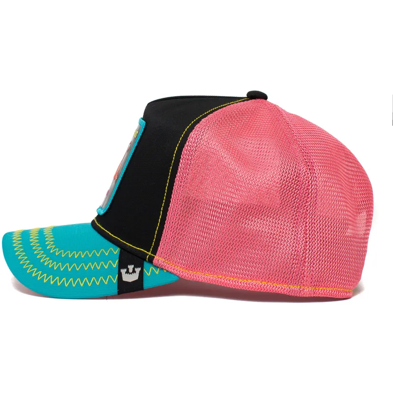 lippikset-kaareva-rekka-musta-snapback-rosa-squad-flamingoals-the-farm-goorin-bros lippikset-kaareva-rekka-musta-snapback-rosa-squad-flamingoals-the-farm-goorin-bros
