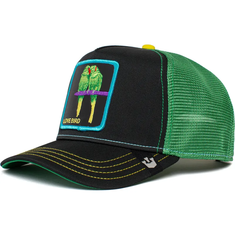 lippikset-kaareva-rekka-musta-snapback-love-bird-twitterpated-the-farm-goorin-bros lippikset-kaareva-rekka-musta-snapback-love-bird-twitterpated-the-farm-goorin-bros