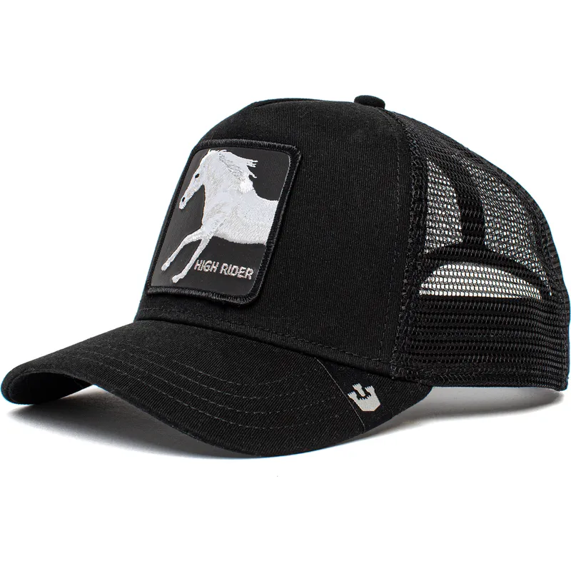 lippikset-kaareva-rekka-musta-snapback-high-rider-ride-high-the-farm-goorin-bros lippikset-kaareva-rekka-musta-snapback-high-rider-ride-high-the-farm-goorin-bros