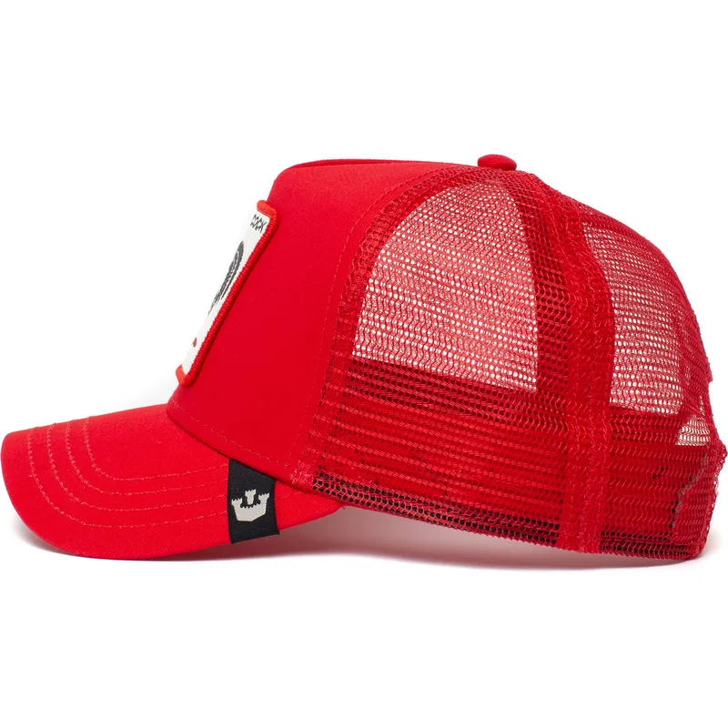lippikset-kaareva-rekka-punainen-snapback-the-cock-the-farm-goorin-bros
