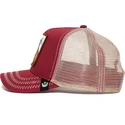 lippikset-kaareva-rekka-punainen-snapback-goat-the-goat-the-farm-goorin-bros