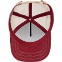 lippikset-kaareva-rekka-punainen-snapback-goat-the-goat-the-farm-goorin-bros