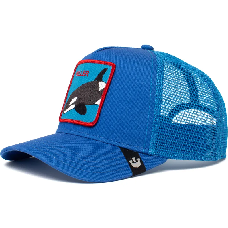 lippikset-kaareva-rekka-sininen-snapback-the-killer-whale-the-farm-goorin-bros