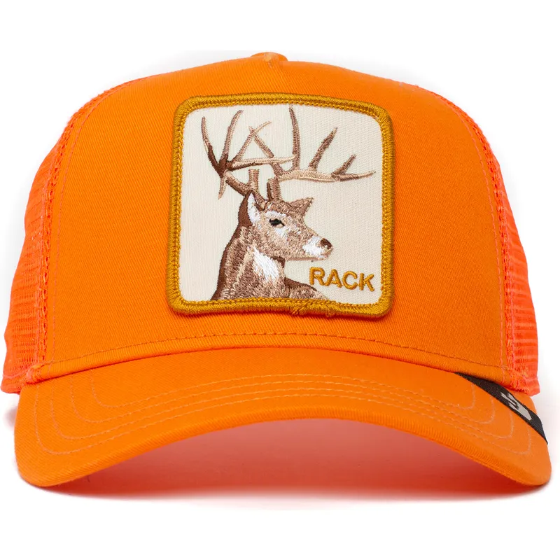 lippikset-kaareva-rekka-oranssi-snapback-the-deer-rack-the-farm-goorin-bros