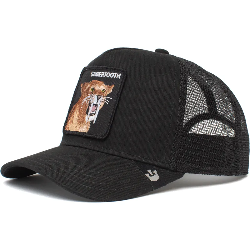 lippikset-kaareva-rekka-musta-snapback-sable-the-sabertooth-tiger-the-farm-goorin-bros