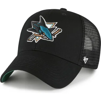 lippikset-kaareva-rekka-musta-snapback-mvp-branson-san-jose-sharks-nhl-47-brand