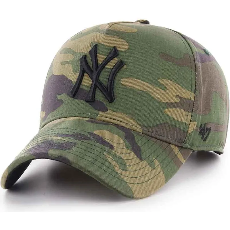 lippikset-kaareva-maastokuvio-snapback-mvp-dt-grove-new-york-yankees-mlb-47-brand
